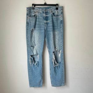 H&M Low Waist Boyfriend Jeans Size 28